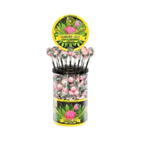   Cannabis Bubble Gum Lollies – Display Container (100 Lollies)