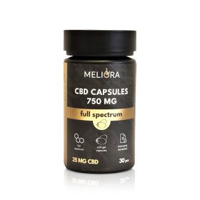 Meliora CBD kapszula 25 mg 30 db | 750 mg