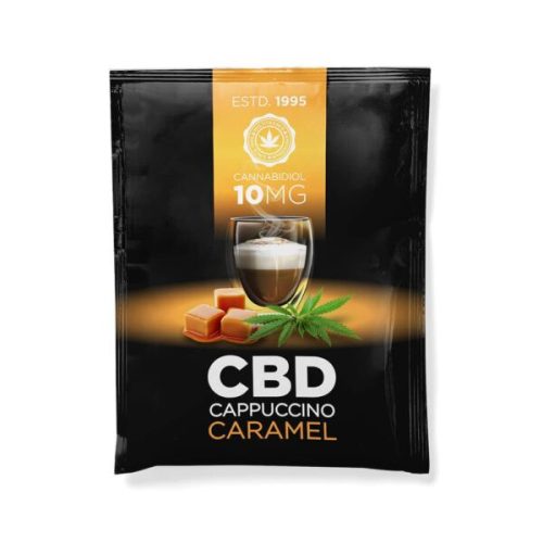 CBD Coffee Instant Caramel Cappuccino 10 mg (10 sachets) 