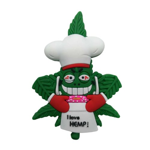 Domború Kannabisz Hűtőmágnes - 04
