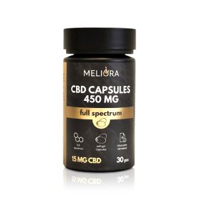 Meliora CBD kapszula 15 mg 30 db | 450 mg