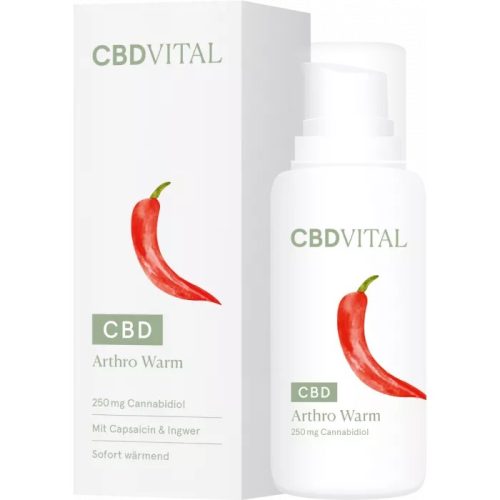 CBDVital Arthro WARM melegítő balzsam 250 mg CBD-vel