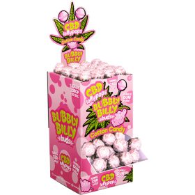   Bubbly Billy Buds 10mg CBD Cotton Candy - Display Container (100 Lollies)