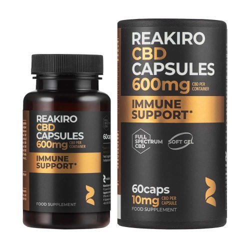 Reakiro Immune Support CBD kapszula 60 db | 600 mg