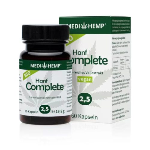 Medihemp Hanf Complete CBD kapszula 2,5% 60 db