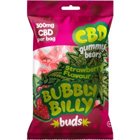 Bubbly Billy Buds Strawberry Flavoured CBD Gummies (300mg)