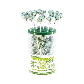   Cannabis White Widow Pops – Display Container (100 Lollies)