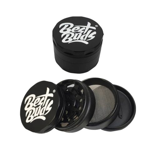 Best Buds® Mighty Aluminium Grinder - Black