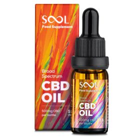 SOOL Széles Spektrumú CBD olaj 5% 500 mg