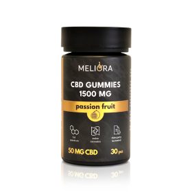 Meliora CBD Gumicukor 50 mg 30 db | 1500 mg (Maracuja)
