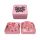 Best Buds® Square Aluminium Grinder - Flamingo