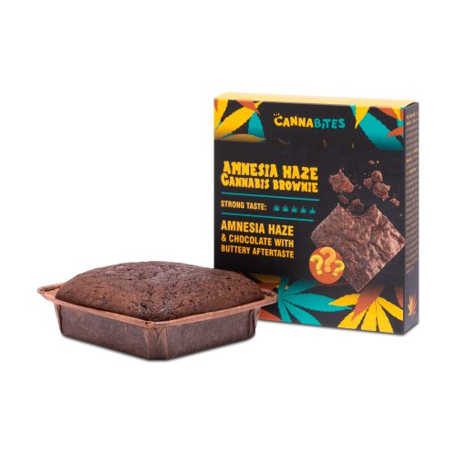 CannaBites Amnesia Haze Cannabis Brownie