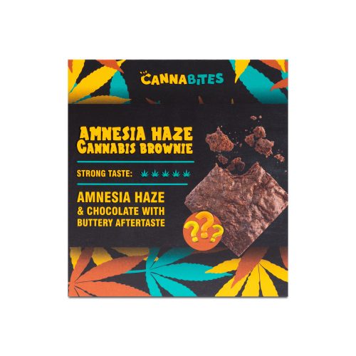 CannaBites Amnesia Haze Cannabis Brownie