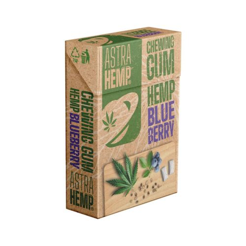 Astra Hemp Blueberry Cannabis Chewing Gum (Sugar Free)