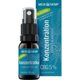 Medihemp Concentration 5% CBG szájspray
