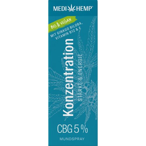 Medihemp Concentration 5% CBG szájspray